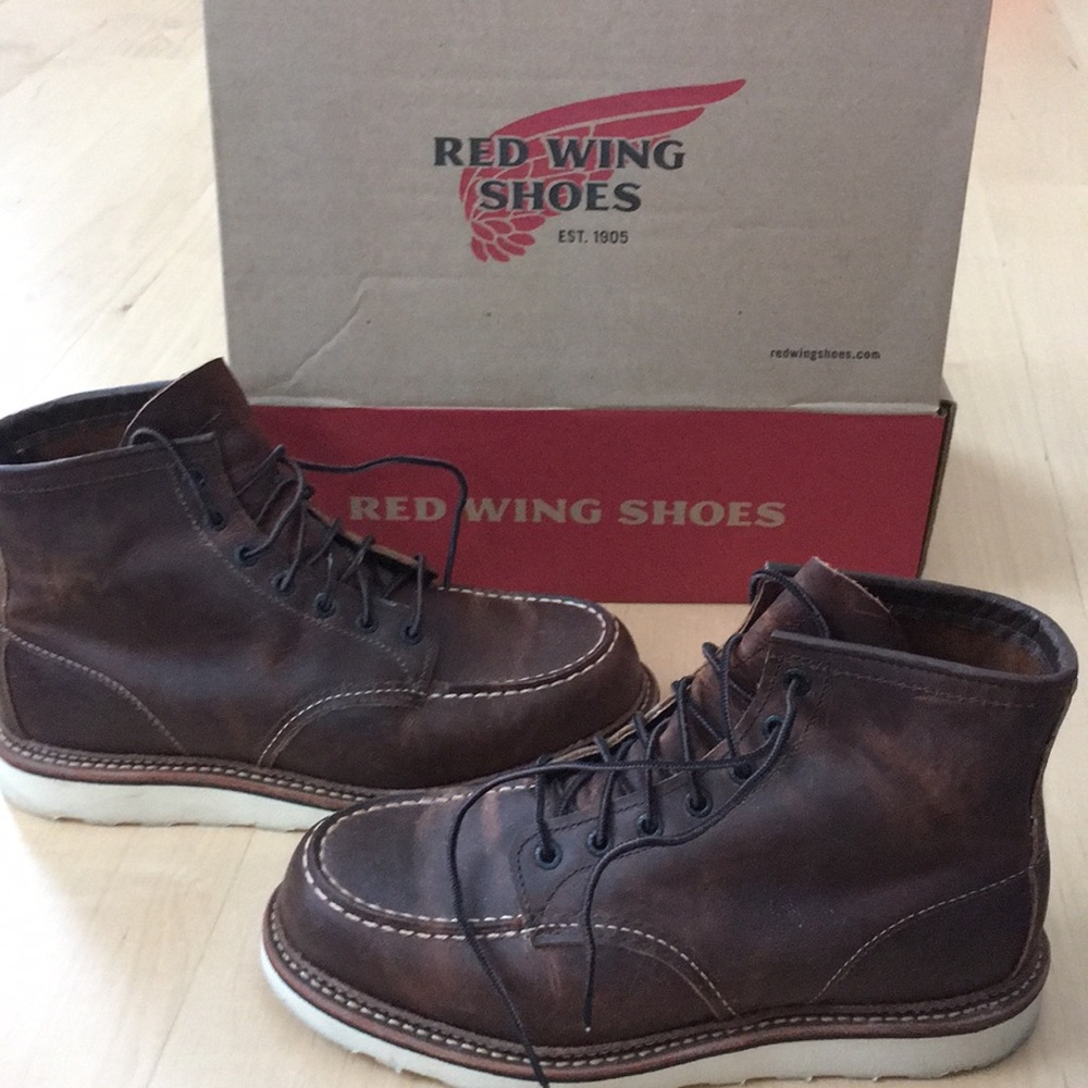 Red Wing boots worn once!